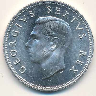 ЮАР 2 1/2 шиллинга 1952 год - Король Георг VI