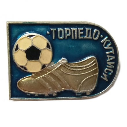 Значок Торпедо Кутаиси. Футбол (синий)