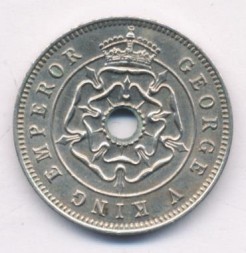 Монета Южная Родезия 1/2 пенни 1934 год