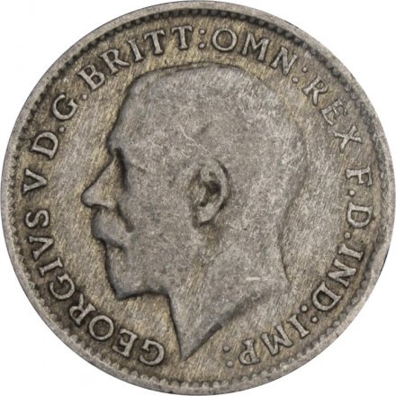 Великобритания 3 пенса 1920 год - Георг V