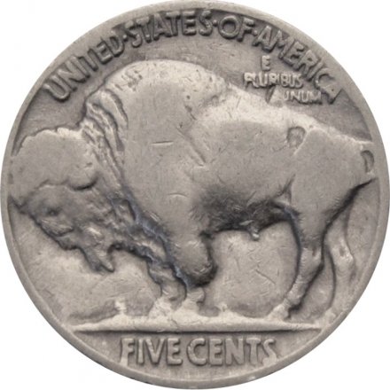 США 5 центов 1920 год - Buffalo Nickel (без отметки МД)