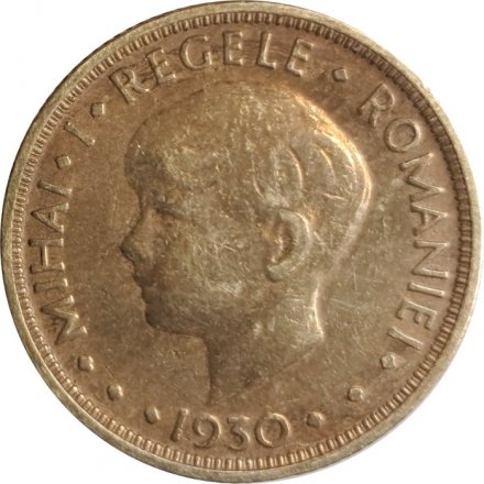 Румыния 5 леев 1930 год - Михай I (факел и крыло)