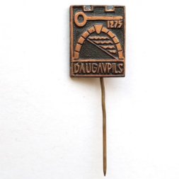 Значок-иголка Даугавпилс. Daugavpils 1275. Латвия