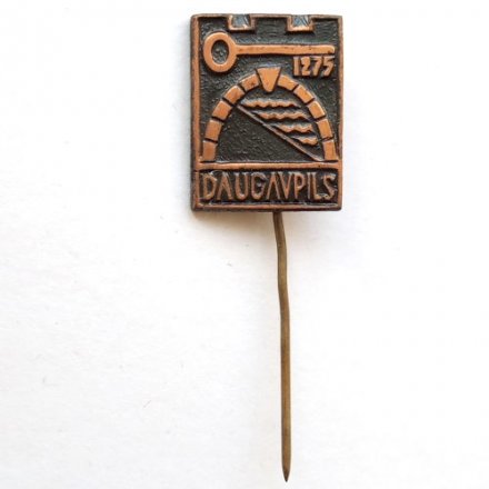 Значок-иголка Даугавпилс. Daugavpils 1275. Латвия