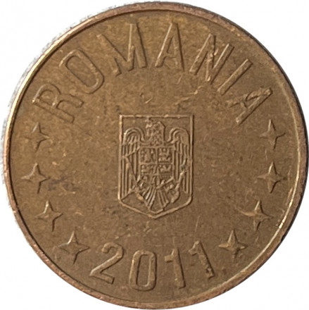 Румыния 5 бани 2011 год