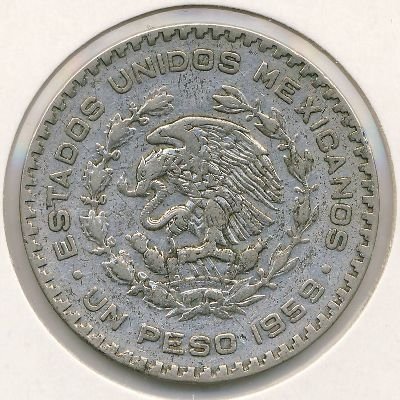 Мексика 1 песо 1959 год