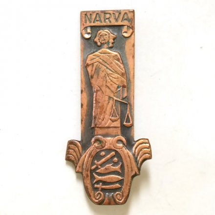 Значок Нарва. Narva. Герб