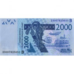 Бенин (Центральная Африка) 2000 франков 2003 (2023) год - B - UNC