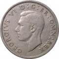 Великобритания 2 шиллинга (1 флорин) 1947 год - Роза Тюдоров