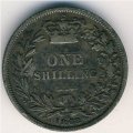 Великобритания 1 шиллинг 1868 год