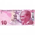 Турция 10 лир 2009 (2022) год - VF