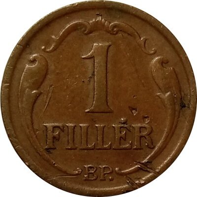 Венгрия 1 филлер 1939 год