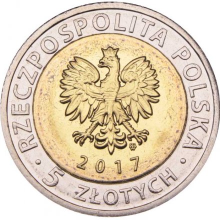 Польша 5 злотых 2017 год - Часовня Святой Троицы в Люблине