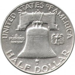 США 1/2 доллара 1958 год (D)