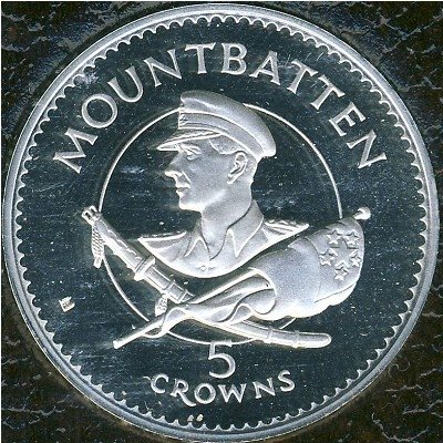 Теркс и Кайкос 5 крон 1980 год