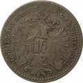 Австрия 10 крейцеров 1870 год
