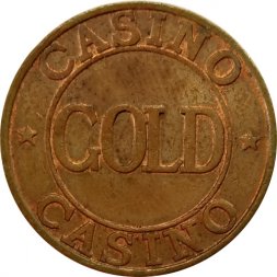 Игровой жетон "Casino Gold"