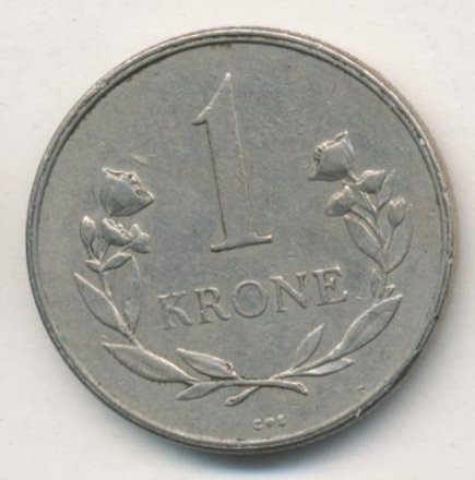 Гренландия 1 крона 1960 год