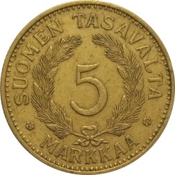 Финляндия 5 марок 1938 год