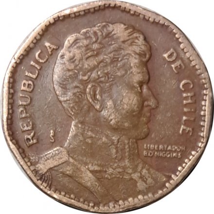 Чили 50 песо 1987 год
