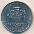 Ямайка 1 доллар 1969 год