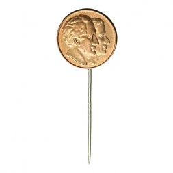 Значок-иголка ГДР. Гёте и Шиллер