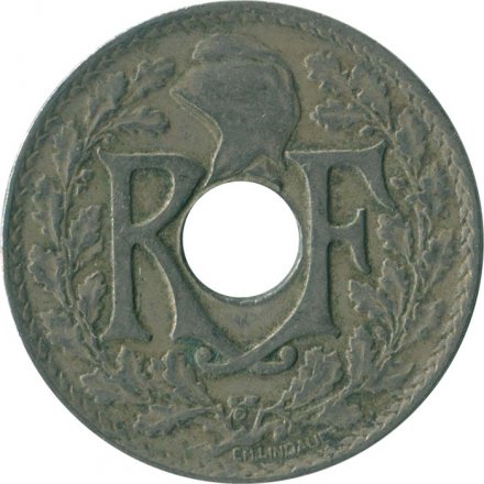 Франция 25 сантимов 1924 год