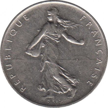 Франция 1 франк 1972 год