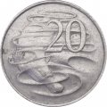 Австралия 20 центов 1982 год - Утконос