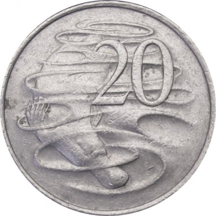 Австралия 20 центов 1982 год - Утконос