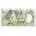 Франция 50 франков 1991 год - Морис Кантен де Латур - VF