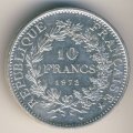 Франция 10 франков 1972 год
