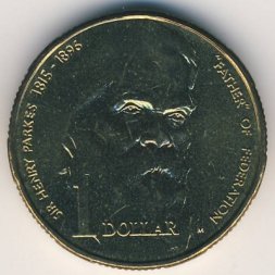 Австралия 1 доллар 1996 год