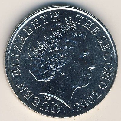 Джерси 10 пенсов 2002 год
