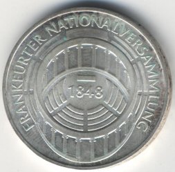 ФРГ 5 марок 1973 год - Открытие Национального Собрания (G)