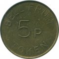 Жетон игровой Великобритания 5 пенсов Token/Bell Fruit