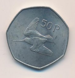 Ирландия 50 пенсов 1971 год