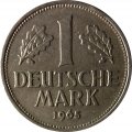 ФРГ 1 марка 1965 год (D)