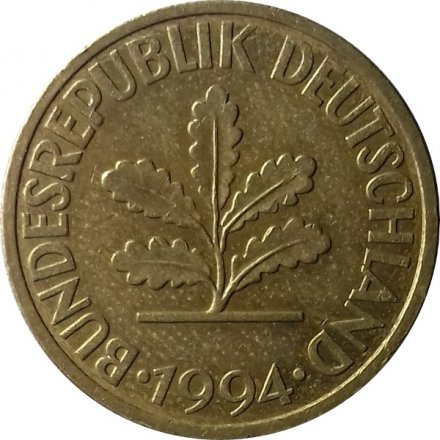 ФРГ 10 пфеннигов 1994 год (D)