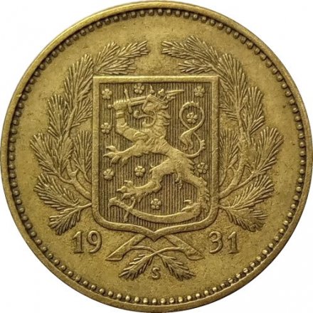 Финляндия 5 марок 1931 год VF