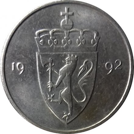 Норвегия 50 эре 1992 год