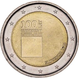 Словения 2 евро 2019 год - 100-летие со дня основания Люблянского университета