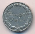 Италия 1 лира 1923 год