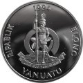 Вануату 20 вату 1994 год - Джеймс Кук proof