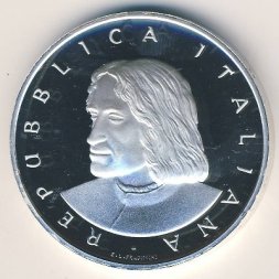Италия 500 лир 1992 год