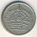 Швеция 25 эре 1956 год - Густав V