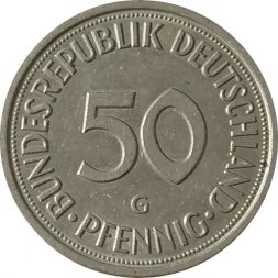 ФРГ 50 пфеннигов 1981 год (G)