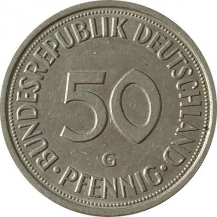 ФРГ 50 пфеннигов 1981 год (G)