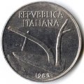 Италия 10 лир 1983 год