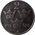 Швеция 2 эре 1949 год - Король Густав V
